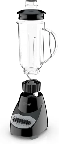 Vista 3 de BLACK+DECKER Crush Master Blender, 10 velocidades con cuchillas de acero inoxidable, negro, BL2010BP y BLACK+DECKER - Tostadora de ranura extra