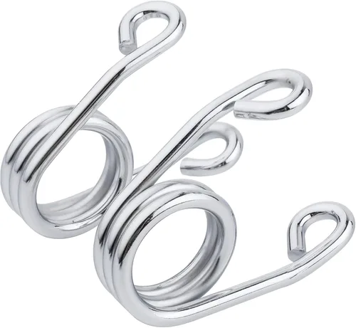 Vista 2 de TCT-MOTORPARTS 2 "Chrome Scissor Torsion Solo Seat Springs para Harley Motocicleta Sportster XL Chopper Bobber Custom