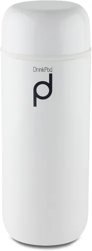 Vista 2 de Drinkpod Grunwerg HCF-200W - Frasco de cápsula aislado al vacío, acero inoxidable, blanco, 6.8 fl oz