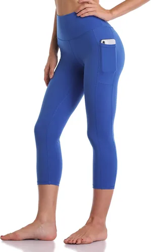 Vista 2 de Colorfulkoala - Leggings de cintura alta para mujer con bolsillos 21 de entrepierna