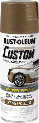Vista 12 de Rust-Oleum 340569 Pintura en aerosol de laca personalizada para automóviles, 11 oz, gris plateado mate