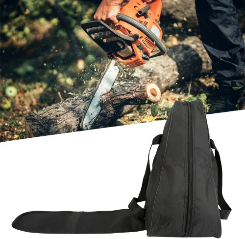 Vista 7 de Estuche portátil de tela Oxford impermeable de 35.4 x 10.6 pulgadas, bolsa de motosierra, bolsa de motosierra de protección completa, bolsa