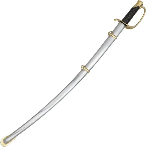 Vista 24 de Medieval Warrior Sable conmemorativo de caballería estadounidense con vaina