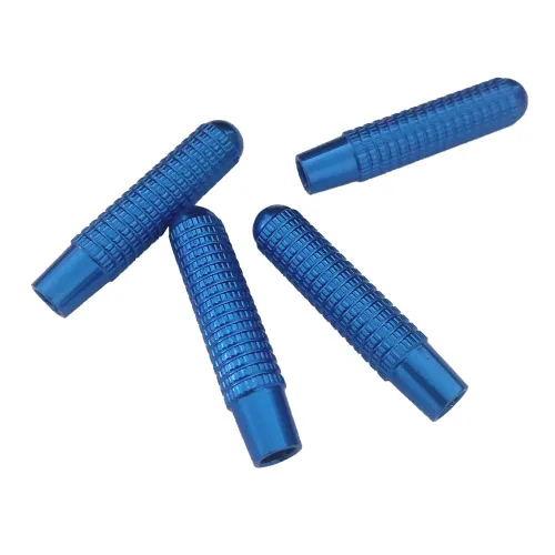Vista 2 de Angelguoguo 4 unids/set metal tornillo estilo coche modificado puerta perno bloqueo Pin interruptor para Mercedes Benz A B GLA CLA ML E GL clase Azul