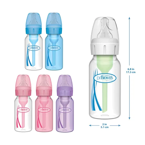Vista 11 de Dr. Brown's Conjunto de alimentación de cuello ancho con bomba de mama a Azul