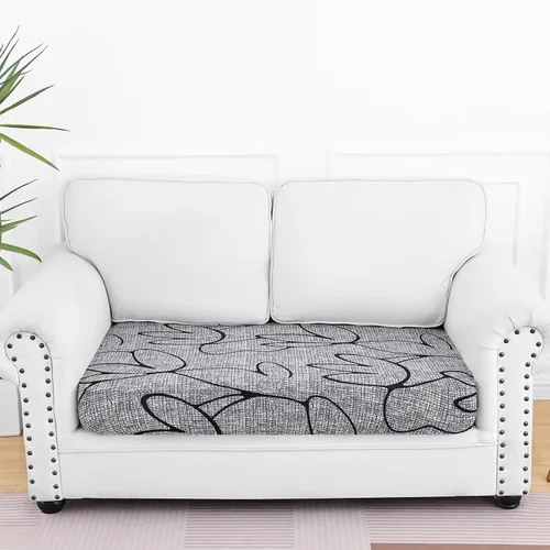 Vista 99 de Smiry Fundas de cojín de sofá estampadas, fundas elásticas suaves para sofá, fundas de sofá lavables antideslizantes, protector de muebles para Beige