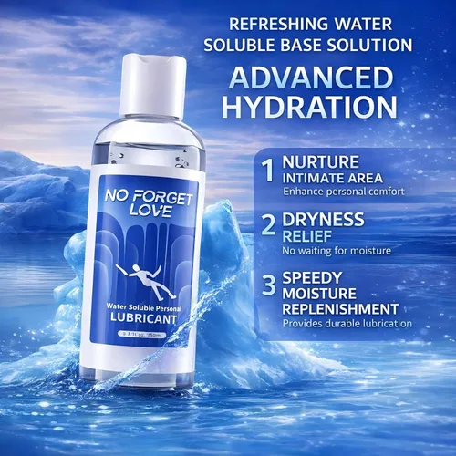 Vista 3 de Lubricante personal a base de agua para hombres y mujeres Gel íntimo suave, duradero y no pegajoso Seguro con preservativos, compatible