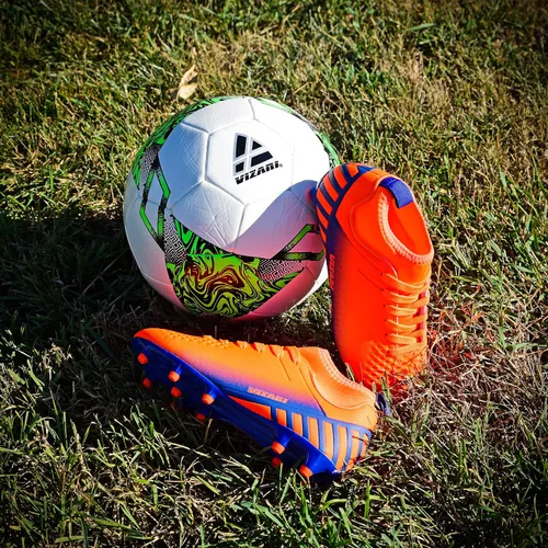 Vista 4 de Vizari Zapatos de fútbol para niños Santos MC JR Outdoor Firm Ground para niños y niñas