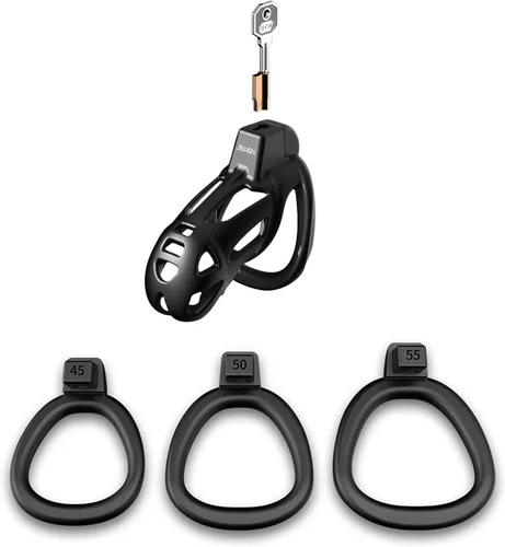 Vista 7 de Jaula de castidad ligera para pene de hombre, jaula de castidad para pene, dispositivo de castidad de KG, suave, jaula de pene para hombres, juguete