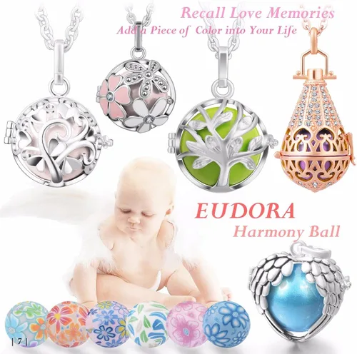 Vista 4 de EUDORA Harmony Bola Accesorios Plata Cadena de Cuero Cera Cordón 20243045 Pulgadas Collar