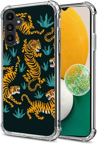 Vista 21 de CasesOnDeck Funda compatible con [Samsung Galaxy A54 5G / A54 5G] Funda de TPU, funda de poliuretano termoplástico flexible delgada y transparente