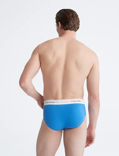 Vista 3 de Calvin Klein Calzoncillos modernos de algodón elástico para hombre, paquete de 3