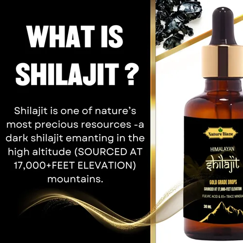 Vista 6 de Gotas Shilajit orgánicas puras del Himalaya para hombres y mujeres (1.0 onzas líquidas)