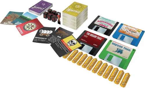 Vista 3 de The Oregon Trail: Juego de cartas de caza de comida