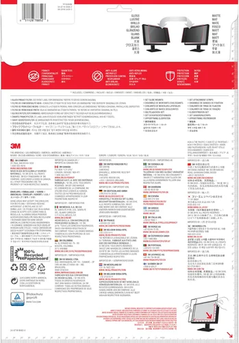 Vista 8 de 3M Gold - Filtros de privacidad para monitores, Negro