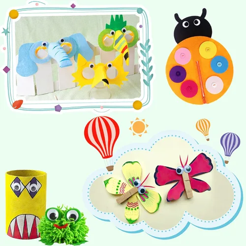 Vista 3 de 6 piezas de 0.6 pulgadas Ojos Googly PETKNOWS, ojos de movimiento autoadhesivos de PETKNOWS para manualidades