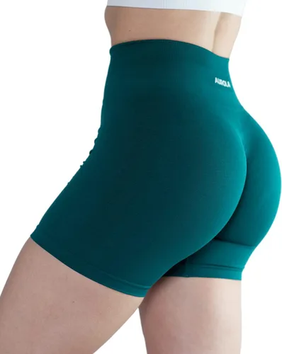 Vista 5 de Aurola Intensify - Pantalones cortos de entrenamiento para mujer, sin costuras, para gimnasio, yoga, correr, deporte, ejercicio activo, fitness