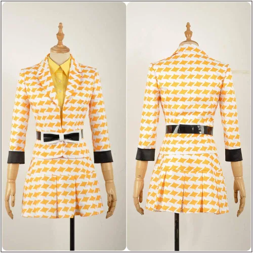 Vista 2 de Cos-Love Heathers The Musical Rock Cosplay Chandle Stage - Vestido de uniforme escolar para mujer, conjunto completo