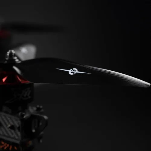Vista 9 de Master Airscrew 3X Power Series 6x5 3-Blade Hélice - Negro - Normal/Tractor/CCW - Cinelifter, Heavylifter, X Class, Beast Class, Giant Drone Racing