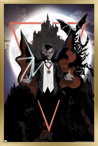Vista 15 de Trends International Drácula - Póster de pared con ilustración, 22.375 x 34 pulgadas, versión premium sin marco