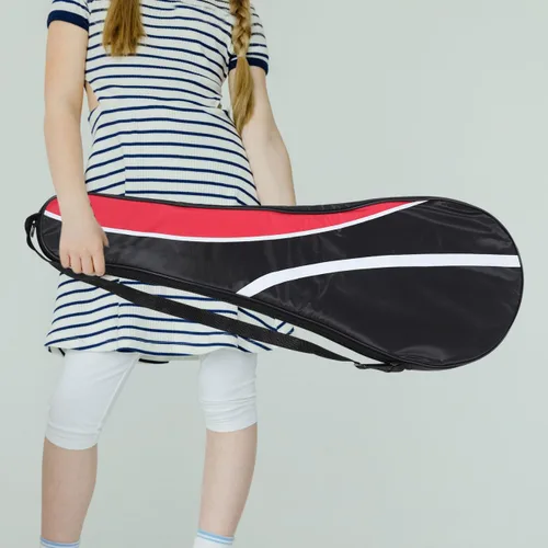 Vista 3 de Toddmomy Mochila para niños, 1 bolsa de tenis para raqueta, bolsas de tenis ligeras, bolsa de tenis de raqueta de bádminton con correa ajustable