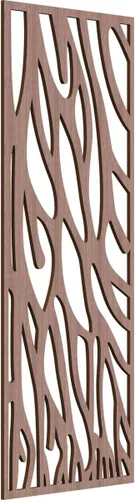 Vista 69 de 9 3/8"W x 24 3/8"H x 1/4"T Bristol Decorativos Paneles de Pared de Madera Calado, Cereza