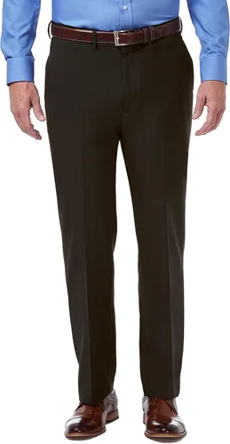 Vista 22 de Haggar Pantalón de vestir de ajuste clásico prémium para hombre Negro