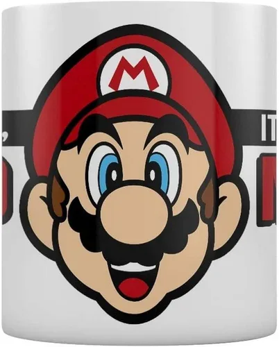 Vista 3 de Pyramid International Super Mario (It'S A Me Mario) - Taza de cerámica de 10 onzas líquidas, tamaño único