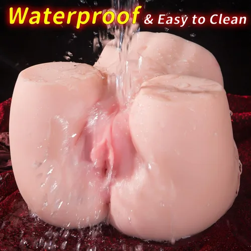 Vista 6 de Muñeca sexual masculina masturbador realista de bolsillo trasero suave, 8.2 libras mejorado autolubricante utilizando solo agua, muñecas sexuales