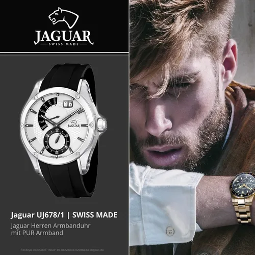 Vista 4 de Jaguar Reloj J6781 de edición especial para hombre, Negro, Movimiento de cuarzo