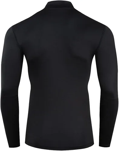 Vista 2 de SEFTETL Camisa de compresión de manga larga con cremallera de 12 para hombre