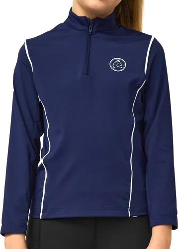 Vista 6 de TrustBreech-Made in USA -Kids' Long Sleeved Technical Moisture-Wicking Equestrian Horse Riding Sun Shirt with Ice Fil Lite