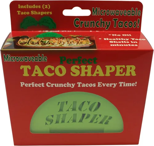 Vista 2 de Moldeadores de tacos perfectos para microondas (2) Pack
