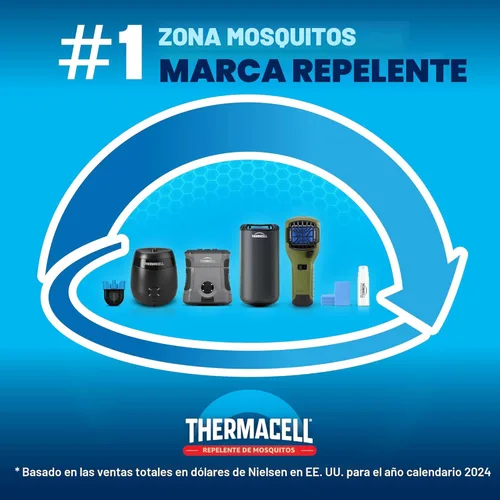 Vista 8 de Thermacell E55 Repelente de mosquitos recargable, repelente de mosquitos altamente eficaz y recargable