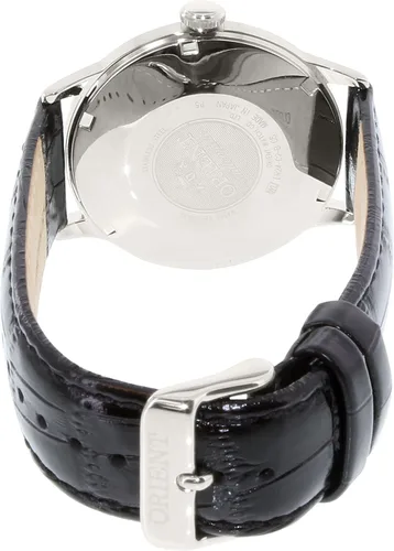 Vista 3 de Orient Bambino - Reloj de vestir automático con esfera negra marcadores de números romanos ER2400DB