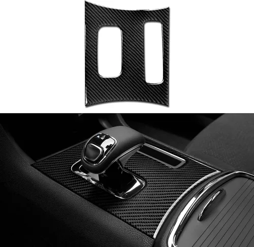 Vista 25 de Coche cambio cambio panel cubierta calcomanías para 2011 2012 2013 2014 Dodge cargador accesorios fibra carbono interior pegatinas
