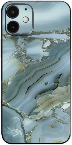 Vista 5 de MightySkins Skin compatible con Apple iPhone 12 Mini - Mármol ámbar Funda protectora de vinilo duradera y única Fácil de aplicar, quitar