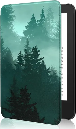 Vista 20 de MoKo Funda para Amazon Kindle Basic de 11ª generación 2024/2022 de 6", color negro mezclilla Cubierta ligera para Kindle Basic de 11ª