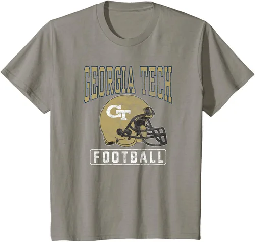 Vista 15 de Georgia Tech Yellow Jackets - Camiseta con casco de fútbol, Negro