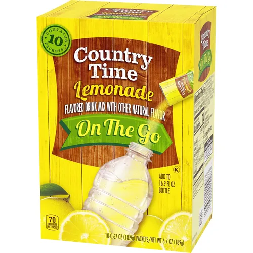 Vista 6 de Country Time Mezcla de bebida en polvo de limonada endulzada con azúcar, 60