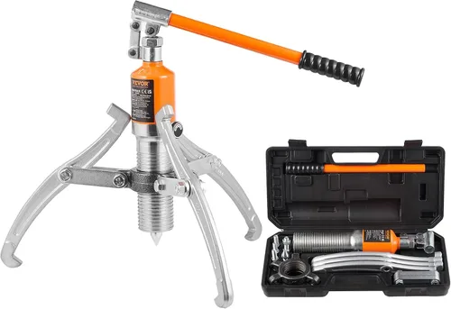Vista 11 de VEVOR Extractor hidráulico de engranajes, separador de extracción de rodamiento de rueda de capacidad máxima de 5 toneladas, extractor de 2 o 3