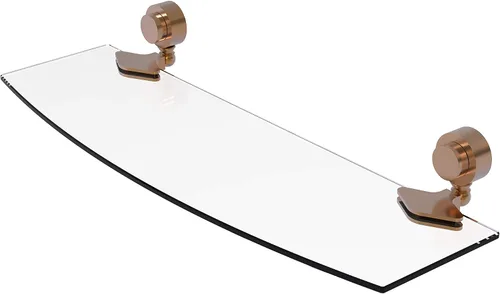Vista 10 de Allied Brass 433/18 Venus Collection - Estantería de cristal de 18 pulgadas, bronce aceitado Oil Rubbed Bronze