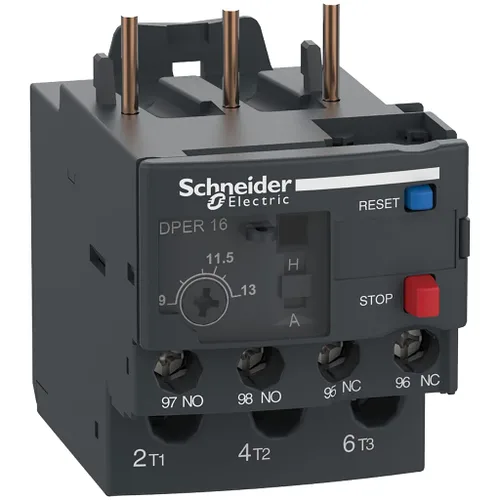 Vista 13 de Schneider Electric DPER32 Easy TeSys Relé de sobrecarga térmica con reinicio manual/automático, terminales de abrazadera de tornillo Se utiliza