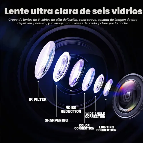 Vista 3 de Cámara de salpicadero para autos, espejo retrovisor de seguridad, cámara de 4,3 pulgadas Full HD 1080P, espejo retrovisor inteligente para autos