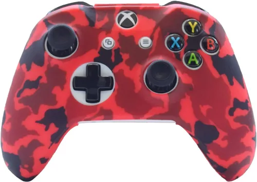 Vista 2 de Hikfly Kit de protector de piel de gel de silicona para Xbox OneXbox One SXbox One X Controller Videojuegos