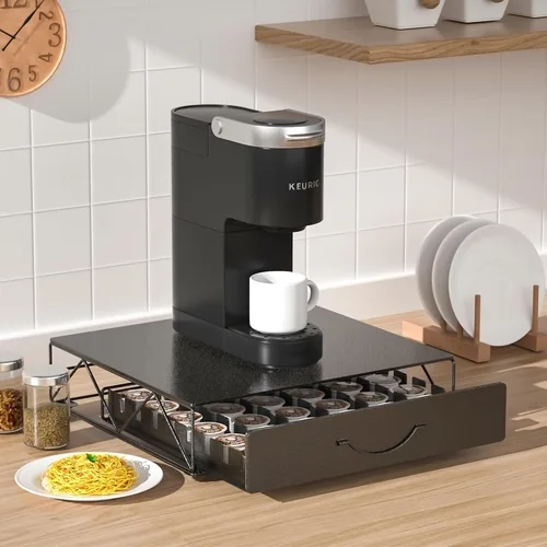 Vista 9 de HFHOME Cajón de cápsulas de café, compatible con cápsulas Nespresso Vertuo