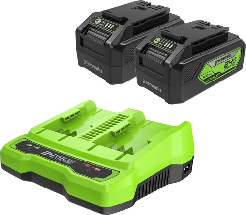 Vista 14 de Cargador de batería Greenworks de 24 V (cargador genuino Greenworks)