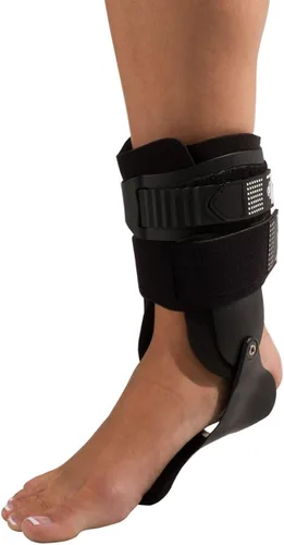 Vista 2 de DonJoy Performance BIONIC - Tobillera de estribo, soporte máximo de tobillo medial/lateral, soporte rígido de perfil bajo, ajustable, inmovilización