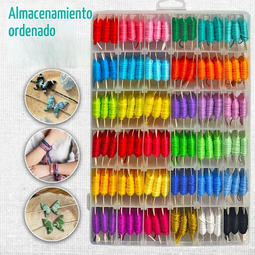 Vista 4 de Kit de pulsera de la amistad hilo de bordado