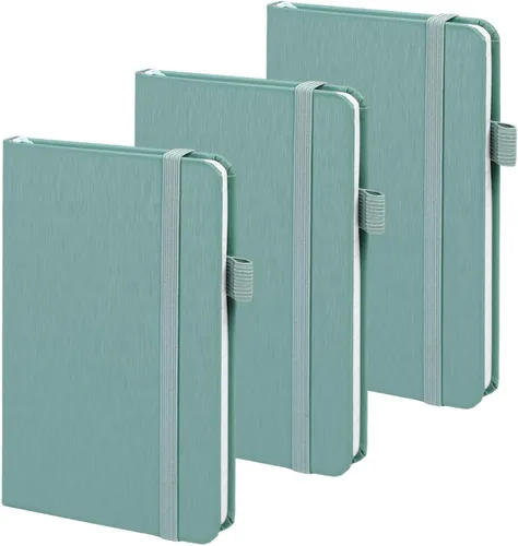 Vista 18 de ONAVIA Paquete de 6 cuadernos de bolsillo A6 a granel, mini cuaderno de rayas universitarias para oficina, reuniones de negocios, notas de aula